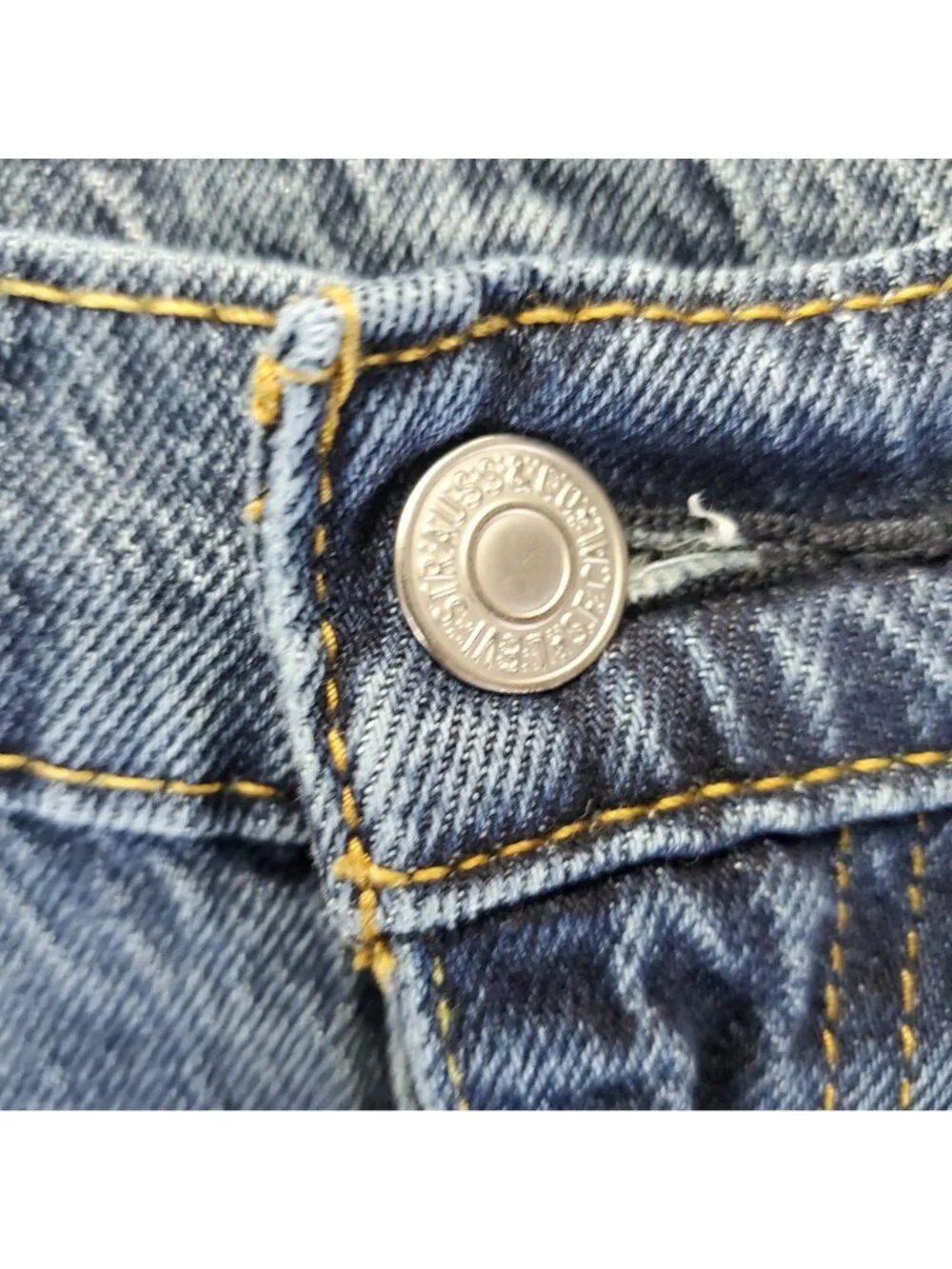 Levis Jeans Mens 38x34 Blue 512 Slim Taper Stretch Denim *Read*